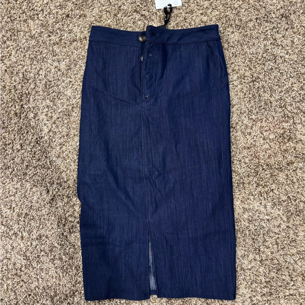 Agnes & Dora Button Pencil Skirt
